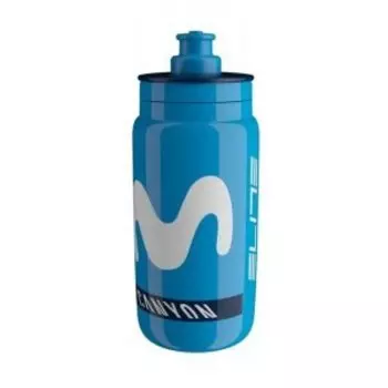 Фляга велосипедная Elite Fly MOVISTAR TEAM, 550 мл, синий, EL01604731