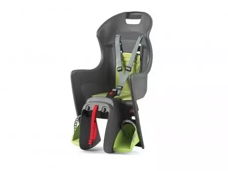 Детское велокресло Author Boodie RMS на багажник серо-зеленое до 22кг