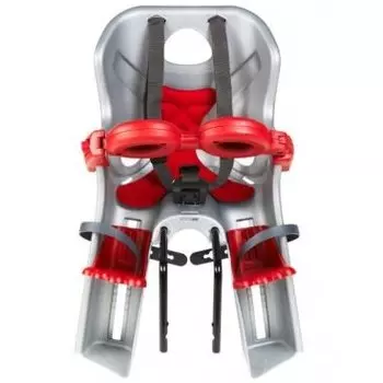 Детское велокресло BELLELLI Freccia B-Fix, на рулевую трубу, серебристое, до 15кг, 01FRCB0007