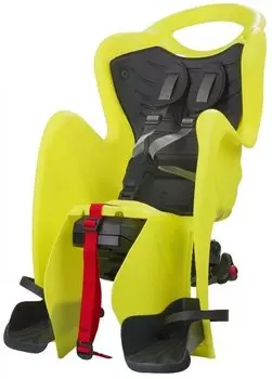 Детское велокресло Bellelli MR FOX EASY DREAM, заднее, крепление на багажник, YELLOW LUX, 01FXE00027LX