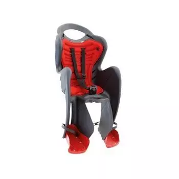 Детское велокресло BELLELLI Mr Fox Standard B-Fix, на подседельную трубу, тёмно-серое, до 22 кг, арт.01FXSB0002