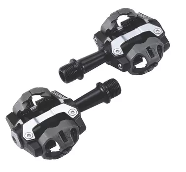 Педали велосипедные BBB clipless ForceMount crmo axle, черный, сталь, BPD-14_black