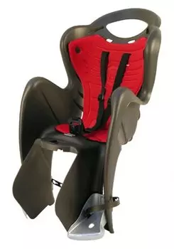 Детское велокресло BELLELLI Mr Fox Standard, на подседельную трубу, чёрное, до 22 кг, 01FXS00000