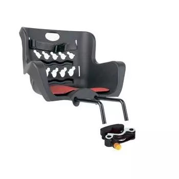 Детское велокресло BELLELLI Pulcino HandleFix, на рулевую трубу, чёрное, до 15 кг, 01PLC000