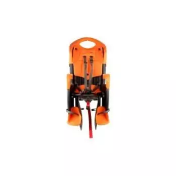 Детское велокресло BELLELLI Tiger Clamp, на багажник, чёрно-оранжевое, до 22 кг, 01TGTM00001