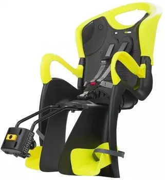 Детское велокресло BELLELLI TIGER STANDARD B-FIX, заднее, крепление на подседельную трубу, yellow lux, 01TGTSB0027LX
