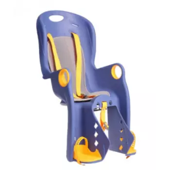 Детское велокресло BQ, на багажник, синее, до 22 кг, синее, BQ-5B (blue)
