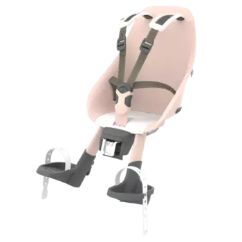 Детское велокресло Compact Adapter Urban iki, на рулевую трубу, розовый/белый, до 15 кг, 212733_URBANIKI