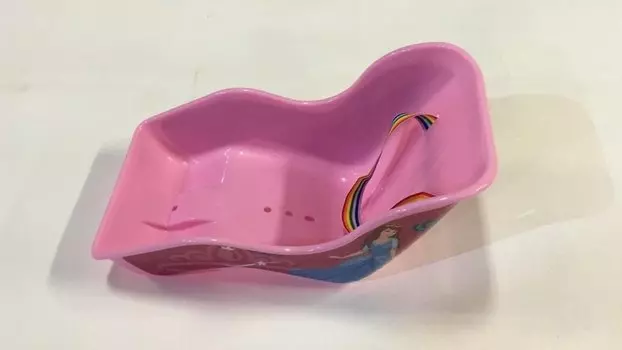 Детское велокресло для КУКОЛ, универсальное крепление на раму с ремешками, дизайн ПРИНЦЕССА, розовый, 00-170576