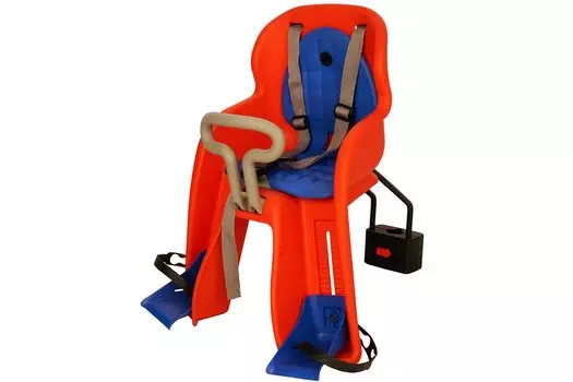 Детское велокресло GHBIKE, на подседельную трубу, быстросъемное, красное, GH-516 RED