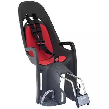 Детское велокресло HAMAX CARESS ZENITH, на подседельную трубу, серый/красный, до 22 кг, HAM553035
