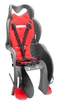 Детское велокресло HTP SANBAS P, на багажник, темно-серое, до 22 кг, 92070150