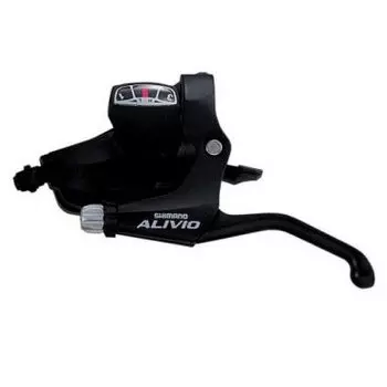 Шифтер/Тормозная ручка для велосипеда Shimano Alivio M410 левый, 3ск 1800мм ASTM410LBL