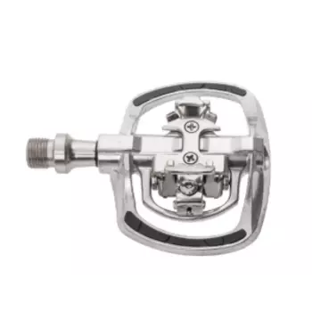 Педали велосипедные M-WAVE DRAG-T1, комбинированные, контакты+топталки, МТВ, 312060