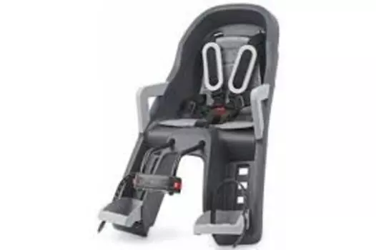 Детское велокресло Polisport GUPPY MINI FF, на рулевую трубу, темно-серое, PLS8639400004