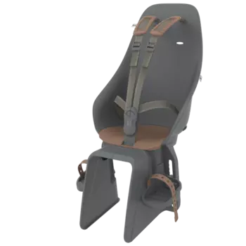 Детское велокресло Urban iki, на подседельную трубу, черный/коричневый, до 22 кг, 213976_URBANIKI