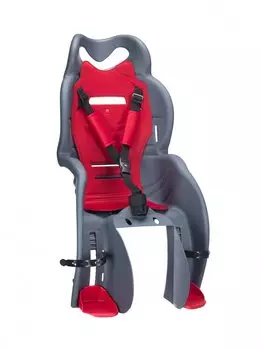 Детское велокресло Vinca sport Sanbas, заднее, на багажник, до 22 кг, светло-серый, HTP 155 Sanbas light grey