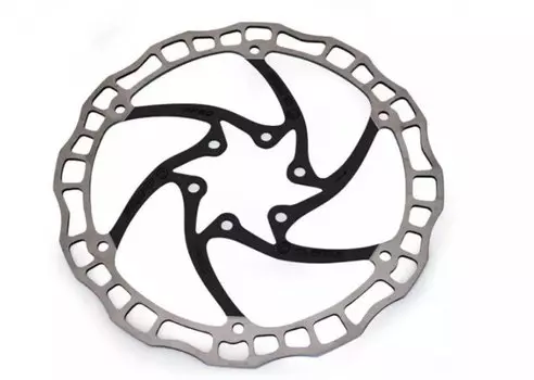 Диск тормозной CLARKS CD-08-160-BLK 160мм+6болтов нерж. сталь, черный, 3-832