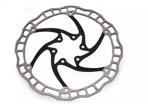 Диск тормозной CLARKS CD-08-180-BLACK 180мм+6болтов нерж. сталь, черный, 3-833