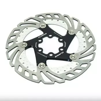 Диск тормозной CLARKS плавающий на алюминиевом пауке CFR-AR18-180-BLK-AM 180мм+6болтов нерж. сталь, 3-836