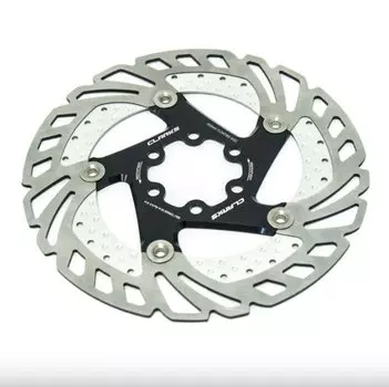 Диск тормозной CLARKS плавающий на алюминиевом пауке CFR-AR18-203-BLK-AM 203мм+6болтов нерж. сталь, 3-837