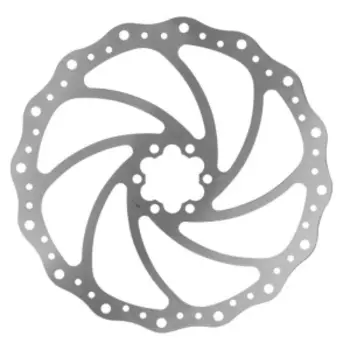 Диск тормозной M-WAVE BD-203, 203 мм, с болтами, индивидуальная упаковка, серебристый, 360644