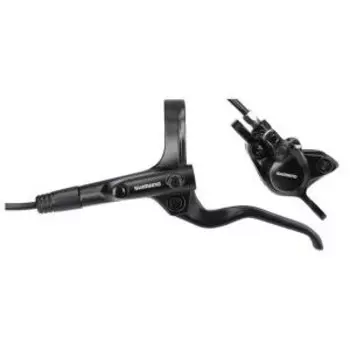 Тормоз дисковый Shimano MT201, BL(лев)/BR(передн), полимер. колодк., 1000мм, цв. черный, EMT201KLFPRA100
