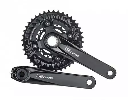 Система шатунов велосипедная Shimano Deore FC-M6000-3, длина 170 мм, интегрированный вал, EFCM6000CX002X