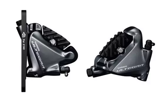 Дисковый велотормоз Shimano Ultegra Di2 R8070 передний + задний, ISTR8070PA2