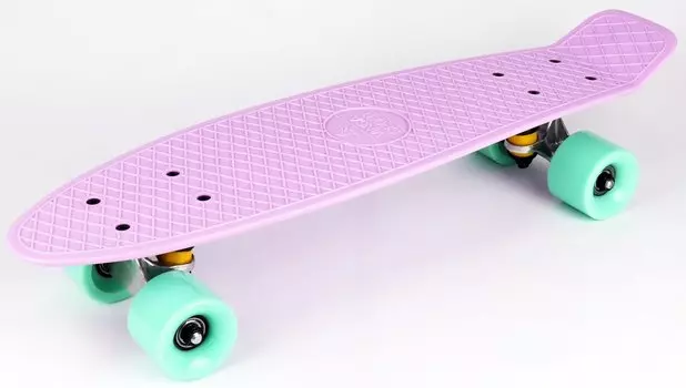 Доска-круизер Vinca Sport, 22,5 мм*6", фиолетовый/минт, DS 01 violet/mint
