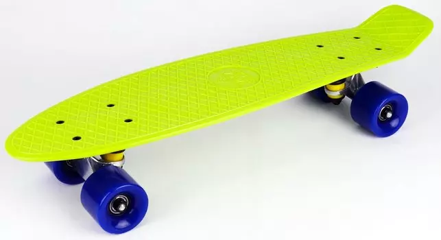 Доска-круизер Vinca Sport, 22,5 мм*6", лайм/синий, DS 01 lime/blue