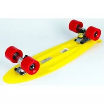 Доска-круизер Vinca Sport, 22,5 мм*6", желтый/красный, DS 01 yellow/red