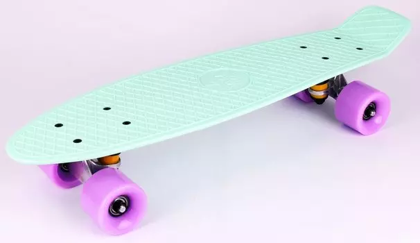 Доска-круизер Vinca Sport, 22,5 мм*6", минт/фиолетовый, DS 01 mint/violet