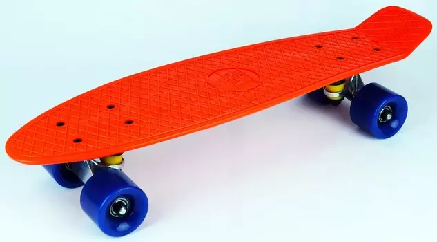 Доска-круизер Vinca Sport, 27 мм*8", оранжевый/синий, DS 03 orange/blue