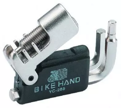 Мультитул BIKE HAND, шестигранники 4/5/6 мм, выжимка цепи, отвертка, YC-285