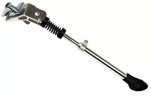 Подножка алюминиевая JOY KIE, центральная, универсальная 20-28", серебристая, KWA-6-07