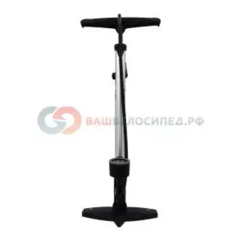 Насос велосипедный Giyo, напольный, манометр, Т-ручка, высокого давления, авто/вело переходник, GF-31
