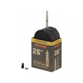 Камера велосипедная MAXXIS ULTRALIGHT, 26"X1.5/2.5, 0.6 мм, EIB00141000