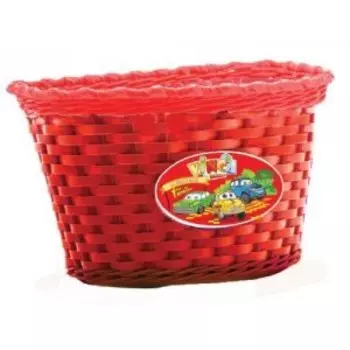 Велокорзина Vinca Sport, детская, на руль, красная, P05 Cars