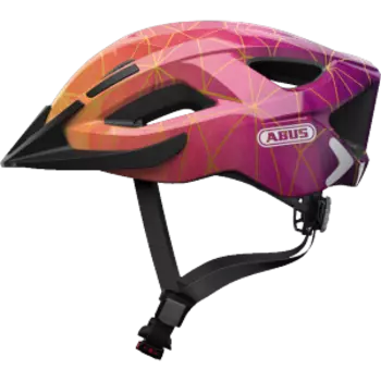 Шлем велосипедный ABUS Aduro 2.0, gold prism (золотой/розовый)