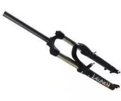 Вилка велосипедная RST Launch T8, 26 х 28,6, пружинно-эластомерная, V+D, 5-395501