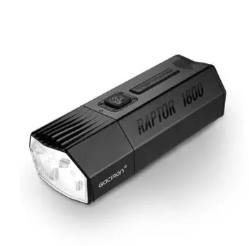 Фара GACIRON RAPTOR-1800 CREE 1800LM шесть режимов, влагоустойчивый IPX6, USB-С 6700mAh инд. уп., 07-300092