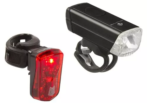 Фара передняя + фонарь задний M-WAVE ATLAS 20 USB, 5-221092