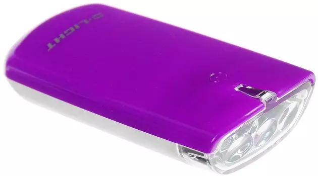 Фара велосипедная D-LIGHT CG-120W, фиолетовый, 3005