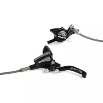 Тормоз велосипедный Hope Tech 3 X2 Braided, передний, дисковый гидравлический, черный, T3X2NBFL