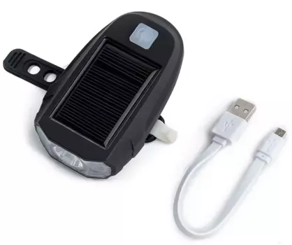 Фара велосипедная Forward, передняя, 600 Lum, LED XPG-2, USB кабель, с аккумулятором 1200 mAh, Solar Energy, УТ00019532