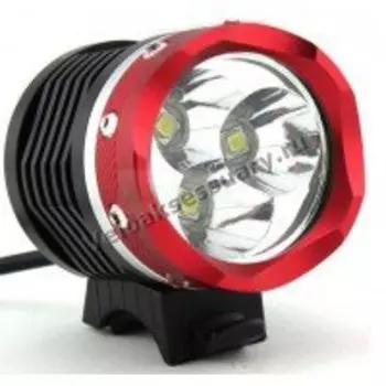 Фара велосипедная, Forward, VXM алюминиевая, CREE LED (T6), 400 Lum, USB кабель, с аккумулятором 2600 mAh, УТ00019038