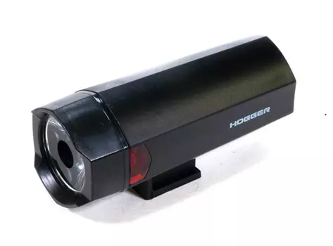 Фара велосипедная HOGGER, передняя, 1 суперъяркий диод 40 lm, 3 режима, крепеж на руль, пластик, JY-7058