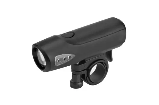 Фара велосипедная JING YI JY-224, передняя, 1 Super LED, 4 режима работы, влагозашищенный корпус, блистер, RNVJY2240001