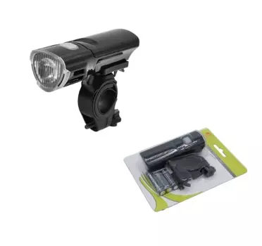 Фара велосипедная JING YI JY-369 G, передняя, 1 светодиод, AAA*3 шт, 3 режима работы, RNVJY369G001